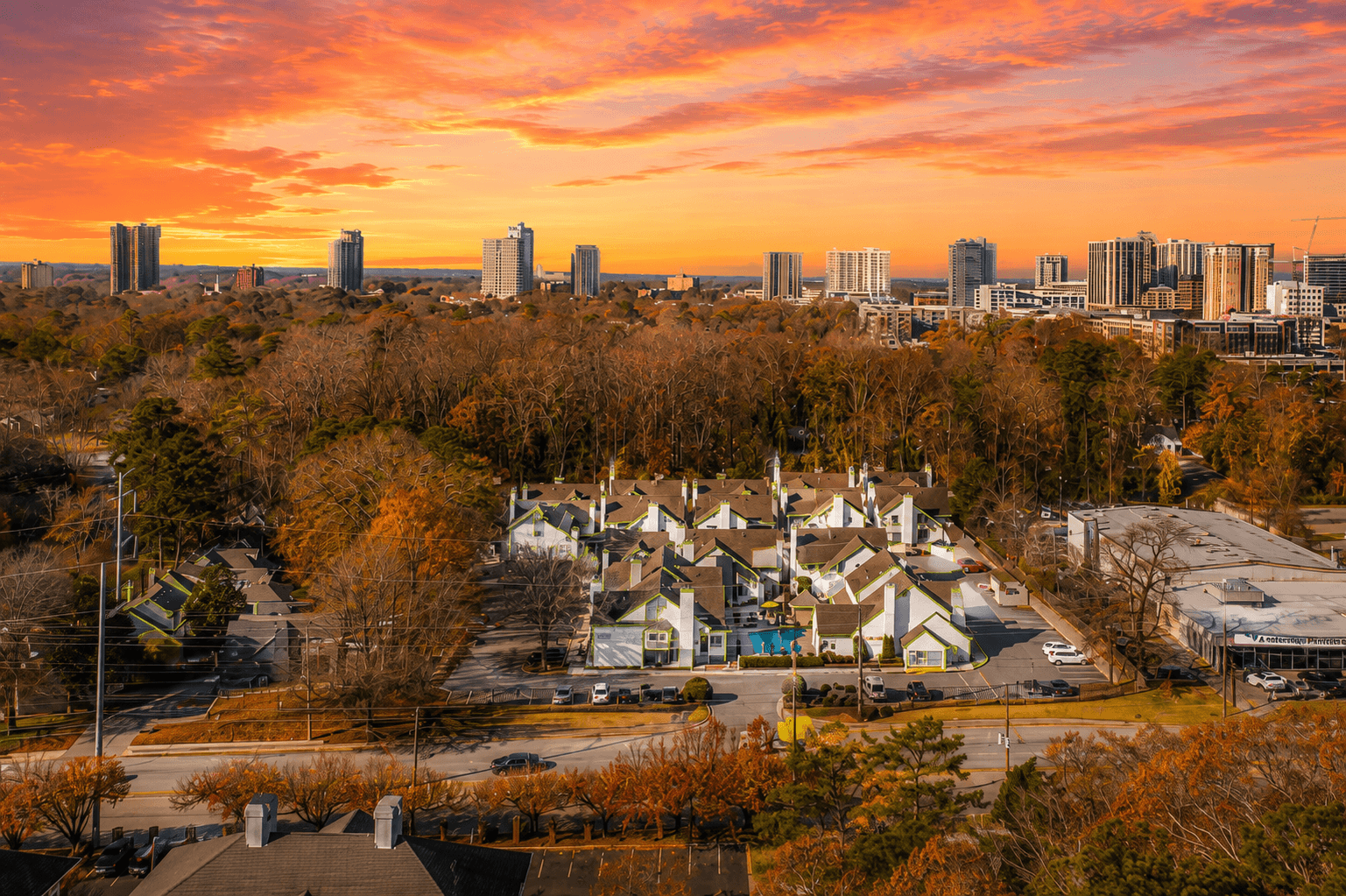 Buckhead Atlanta outdoor aerial image